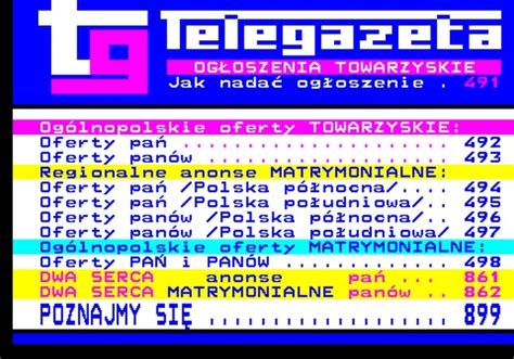 telegazeta anonse|Ogłoszenia matrymonialne